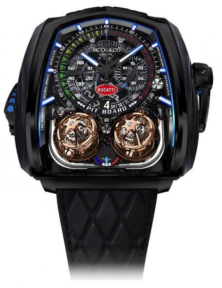 New Jacob & Co. Masterpieces Twin Turbo Furious Bugatti TT200.21.AA.AA.A replica watches